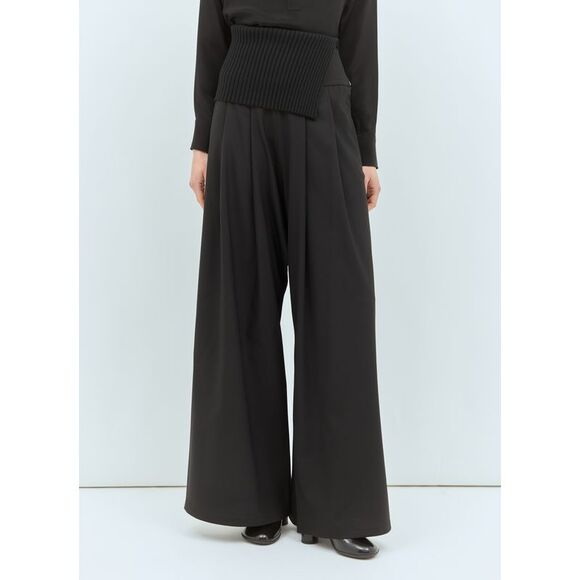 Max Mara Women Long Stretch Wool Pants